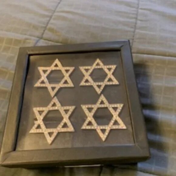 Star of David Napkin Rings - Picture 2 of 5
